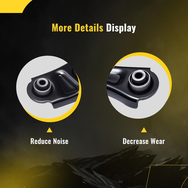 TUCAREST توكاريست 2 قطع K641202 (زوج) ذراع التحكم السفلي الخلفي الأيسر والأيمن متوافق مع 1996 1997 1998 1999 2000 هوندا سيفيك / 97-00 أكورا EL جانب السائق والراكب نظام التعليق - Image 4